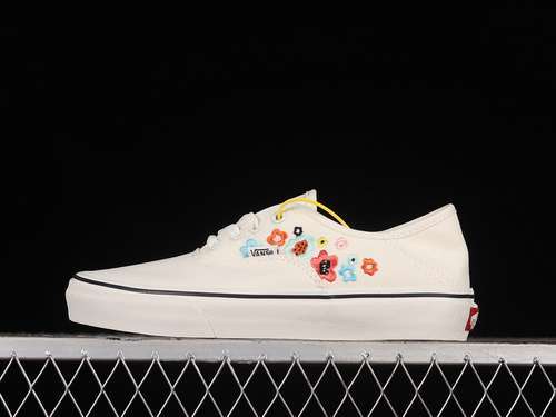 【220】[VN0A4BX5YQ1]-[GROOVY FLORAL AUTHENTIC VR3 SF SHOE MARSHMALLOW/MULTI]-[WOMAN:35-39]-[MAN:40-44]