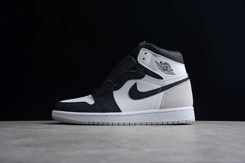 【500】[555088-108]-[AIR JORDAN 1 RETRO HIGH OG STAGE HAZE WHITE/BLACK/GREY FOG/BLEACHED CORAL]