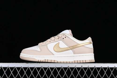 【300】[DX5930-001]-[DUNK LOW GOLD SWOOSH PHANTOM/METALLIC GOLD/SANDDRIFT/SAIL]-[UNSIZE:36-47.5]