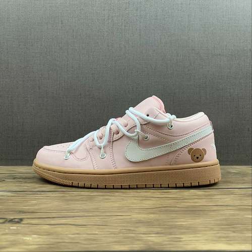 【320】[DC0774-601]-[AIR JORDAN 1 LOW ARCTIC PINK/WHITE/GUM LIGHT BROWN]-[WOMAN:36-39]-[MAN:40-46]