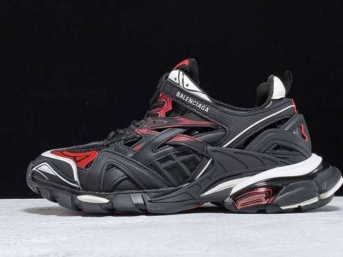 【700】[TRACK 2.0 SNEAKER GOMMA MAILLE BLACK/RED]-[UNISEX:35-45]