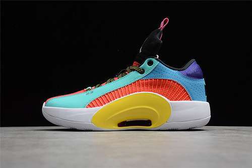 【360】[DJ2831-300]-[AIR JORDAN 35 LOW DS PF REFLEXOLOGY HYPER JADE/METALLIC SILVER/MULTI-COLOR]