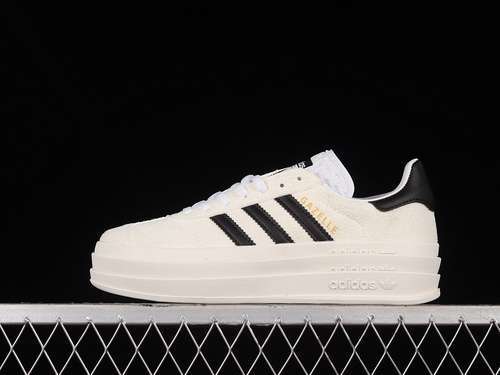【270】[HQ6913]-[GAZELLE BOLD SHOES CLOUD WHITE/CLOUD WHITE/CORE BLACK]-[WOMAN:36-40]