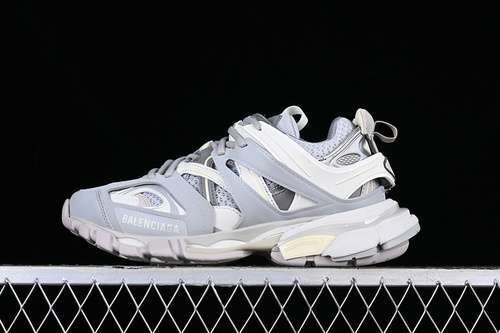 【620】[W3AD51212]-[BA*LEN*CIAGA TRACK 4 0 3M WHITE/GREY]-[WOMAN:35-39]-[MAN:40-46]