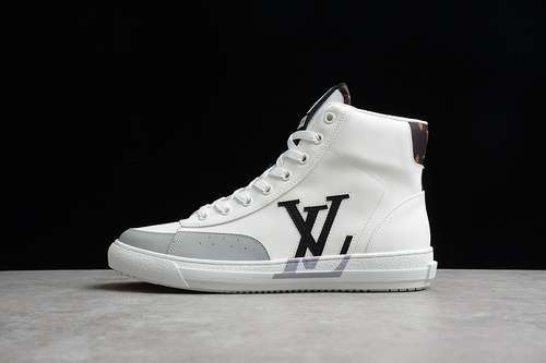 【700】[L*V HIGH STELLAR SNEAKERS WHITE/LIGHT GREY/BLACK]-[WOMAN:35-39]-[MAN:40-44]