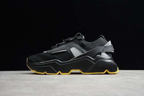 【340】[DO*LCE GA*BBANA DADSHOES BLACK/BLACK/YELLOW]-[MAN:40-44]