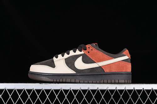 【270】[FV0395-200]-[DUNK LOW RED PANDA VELVET BROWN/SANDDRIFT/RUGGED ORANGE]-[UNSIZE:35.5-47.5]