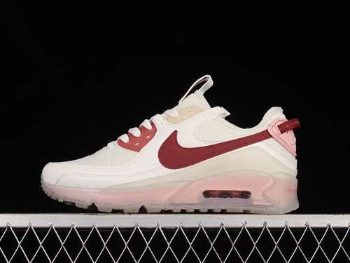 【300】[DC9450-100]-[AIR MAX TERRASCAPE 90 SUMMIT WHITE/POMEGRANATE/PINK GLAZE]-[UNISEX:36-45]