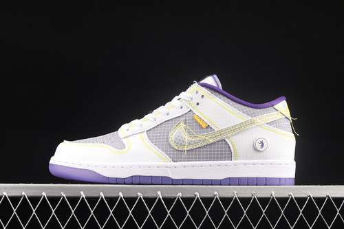 【350】[ DJ9649-500]-[DUNK LOW &#x27;PASSPORT PACK COURT PURPLE&#x27; GREY/PURPLE/YELLOW]-[UNI