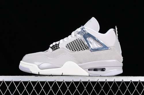 【530】[AQ9129-001]-[AIR JORDAN 4 RETRO FROZEN MOMENTS WHITE/GREY/SILVER]-[WOMAN:36-39]-[MAN:40-47.5]