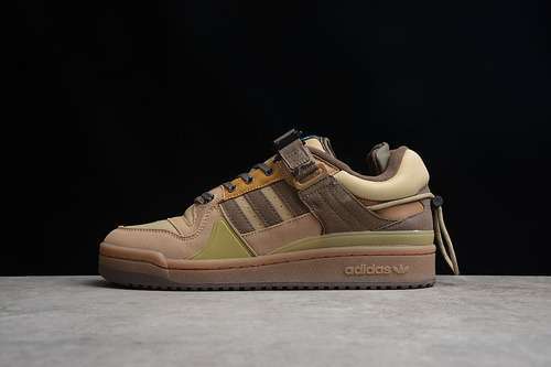 【300】[GW0264]-[BAD BUNNY X FORUM BUCKLE LOW THE FIRST CAFE CARDBOARD/SUPPLIER COLOUR/MESA]-[36-45]