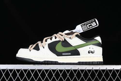 【260】[DD1391-100]-[DUNK LOW PANDA WHITE/BLACK/GREEN]-[WOMAN:36-39]-[MAN:40-46]
