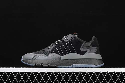 【280】[FW4279]-[NITE JOGGER 2019 BOOST CORE BLACK/CORE BLACK/GREY]-[WOMAN:36-39]-[MAN:40-45]