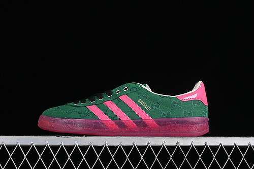 【220】[207162]-[ORIGINALS X GUCCI GAZELLE GREEN/PINK]-[WOMAN:36-39]-[MAN:40-45]