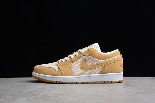 【340】[DH7820-700]-[CJ AIR JORDAN 1 LOW SE TWINE/ORANGE QUARTZ/SAIL]-[WOMAN:35.5-39]-[MAN:40-45]