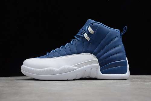 【400】[130690-404]-[AIR JORDAN 12 INDIGO STONE BLUE/LEGEND BLUE-OBSIDIAN]-[MAN:40.5-47]