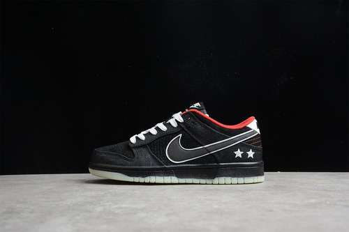 【400】[DO2327-011]-[LPL X SB DUNK LOW BLACK/WHITE-BRIGHT CRIMSON]-[WOMAN:36-39]-[MAN:40-46]