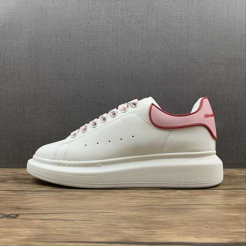 【550】[ALE*XANDER MCQUEEN WHITE/WHITE/PINK-RED]-[WOMAN:35-39]