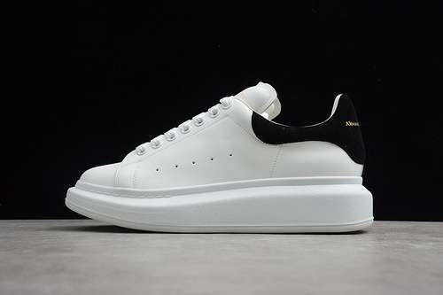 【580】[ALE*XANDER MCQUEEN SHOES WHITE/BLACK]-[WOMAN:35-39]-[MAN:40-44]