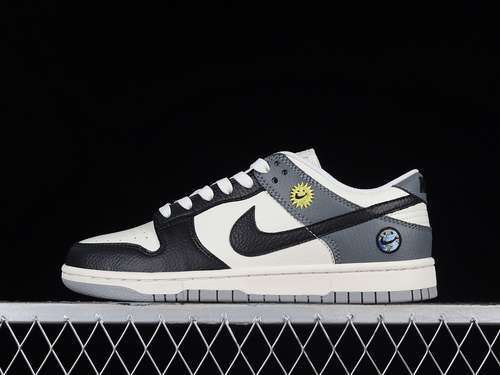 【330】[BB1609-113]-[SB DUNK LOW WHITE/BLACK/GREY]-[WOMAN:36-39]-[MAN:40-45]