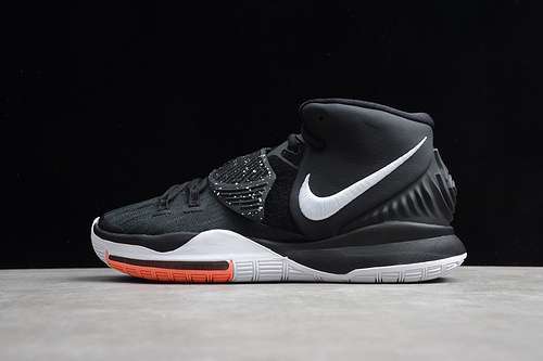 【450】[BQ4631-001]-[GZ KYRIE 6 EP BLACK/WHITE/ORANGE]-[MAN:40-45]