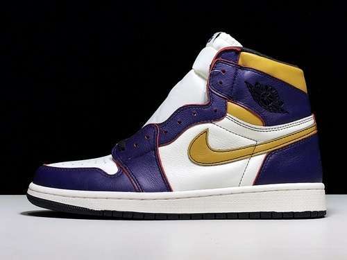 【580】[CD6578-507]-[PK AIR JORDAN 1 RETRO HIGH OG LA TO CHICAGO PURPLE/GOLD]
