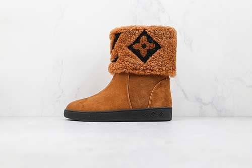【550】[L*V WOOL BOOTS BROWN/BROWN/BLACK]-[WOMAN:35-40]