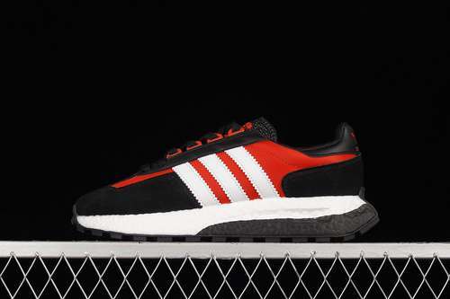 【300】[GW4212]-[RETROPY E5 SHOES CORE BLACK/CLOUD WHITE/VIVID RED]-[WOMAN:36-39]-[MAN:40-45]