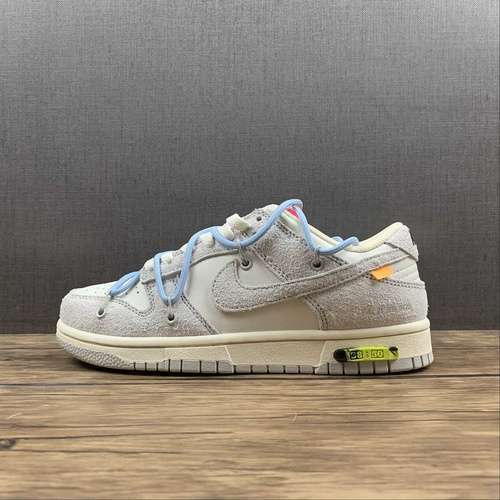 【300】[DJ0950-113]-[OW X SB DUNK LOW LOT 38 OF 50 SAIL/NEUTRAL GREY/PSYCHIC BLUE]-[UNISEX:36-45]