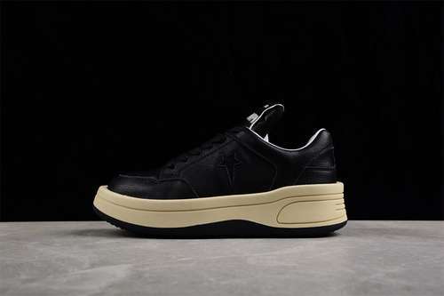 【430】[172342C]-[RICK OWENS X TURBOWPN LOW BLACK/BLACK/CLOUD CREAM]-[WOMAN:35-39.5]-[MAN:40-45]