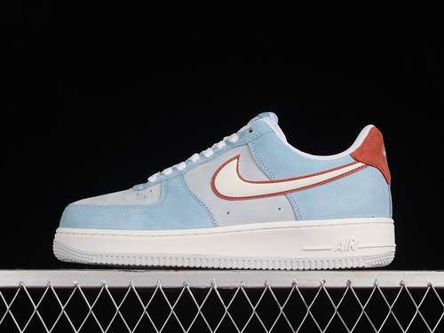 【340】[LZ6699-521]-[AIR FORCE 1 LOW LIGHT BLUE/GRAY/BROWN]-[WOMAN:36-39]-[MAN:40-45]