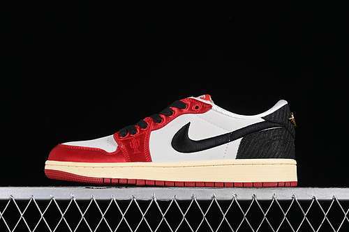 【260】[FN0432-100]-[TROPHY ROOM AIR JORDAN 1 LOW OG AWAY SAIL/BLACK-VARSITY RED-MUSLIN]-[36-46]
