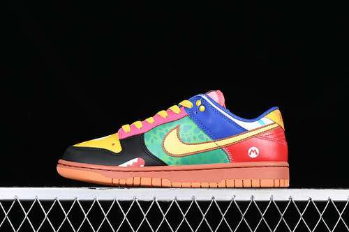 【370】[DH0952-100]-[DUNK LOW SB BLACK/WHITE/MULTICOLOR]-[WOMAN:36-39]-[MAN:40-46]