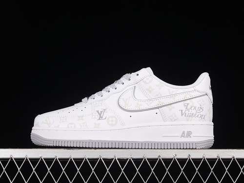 【360】[DR9868-200]-[L*V X AIR FORCE 1 LOW 07 WHITE/LIGHT GREY/WHITE]-[WOMAN:36-39]-[MAN:40-45]