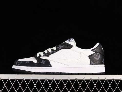 【320】[DM7866-612]-[TRAVIS SCOTT X AIR JORDAN 1 LOW X L*V BLACK/WHITE/GREY]-[WOMAN:36-39]-[MAN:40-46]