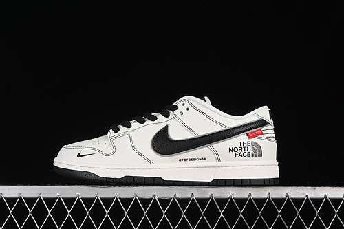 【360】[BM0234-501]-[SB DUNK LOW SUPREME X THE NORTH FACE WHITE/BLACK]-[WOMAN:36-39]-[MAN:40-45]