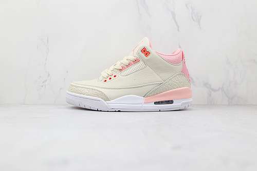 【340】[CK9246-116]-[AIR JORDAN 3 RETRO SAIL/RUST PINK/WHITE/CRIMSON]-[WOMAN:36-39]-[MAN:40-45]