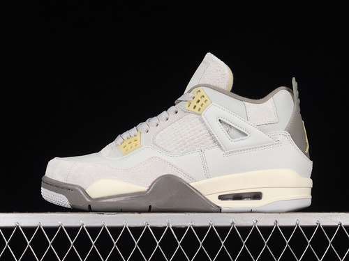 【500】[DV3742-021]-[AIR JORDAN 4 RETRO CRAFT PHOTON DUST/PALE VANILLA/OFF WHITE/GREY FOG/FLAT PEWTER]