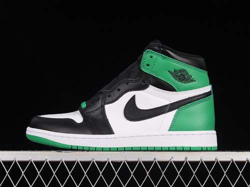 【500】[DZ5485-031]-[AIR JORDAN 1 RETRO HIGH BLACK/LUCKY GREEN/WHITE]-[MAN:40.5-47.5]