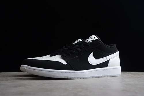 【300】[DH6931-001]-[AIR JORDAN 1 LOW BLACK/WHITE/BLACK]-[WOMAN:35.5-39]-[MAN:40-45]