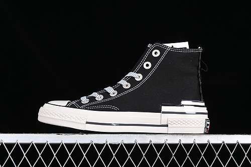 【240】[A07982C]-[CONVERSE CHUCK 70 HACKED HEEL WHITE/BLACK]-[WOMAN:35-39]-[MAN:40-44]