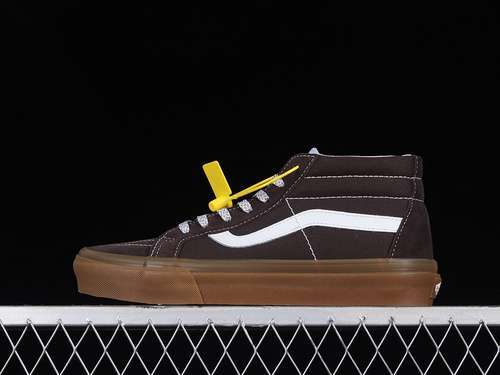 【270】[VN0A391FCHC]-[SK8-MID DARK BROWN/GREY/WHITE]-[WOMAN:35-39]-[MAN:40-44]