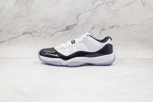 【460】[528895-153]-[AIR JORDAN 11 RETRO LOW CONCORD WHITE/WHITE/BLACK]-[MAN:40-47.5]