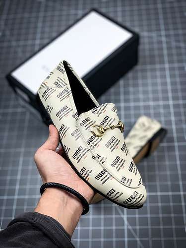 【300】[GU*CCI SHOES BEIGE//BEIGE/BLACK]-[WOMAN:35-40]