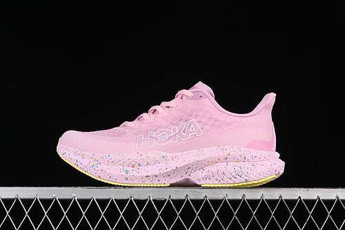 【270】[1147810 PGH]-[HOKA ONE ONE MACH 6 PINK/YELLOW]-[WOMAN:36-39]-[MAN:40-45]