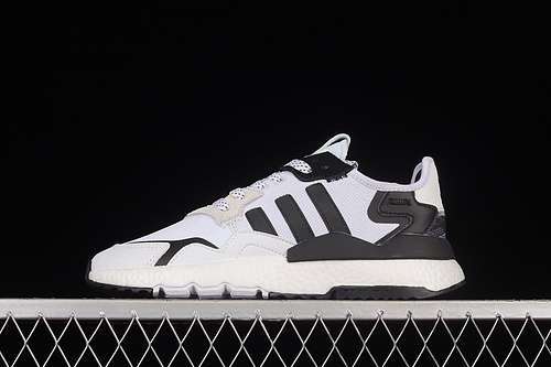 【280】[FW6700]-[NITE JOGGER BOOST SHOES CORE BLACK/BLACK/WHITE]-[WOMAN:36-39]-[MAN:40-45]