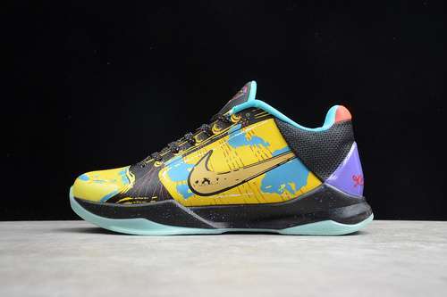 【380】[639691-700]-[ZOOM KOBE 5 PRELUDE BLACK/YELLOW/BLUE]-[MAN:40-46]
