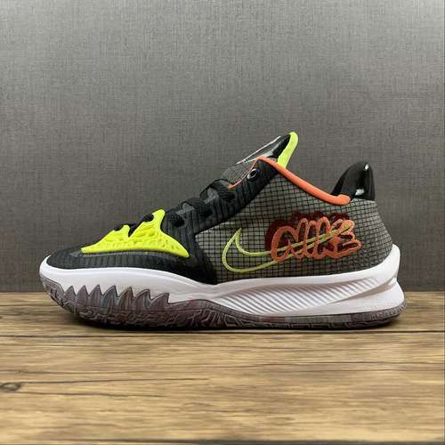 【280】[CZ0105-002]-[KYRIE LOW 4 EP BLACK/TURF ORANGE/WHITE/TEAM RED]-[MAN:40-46]