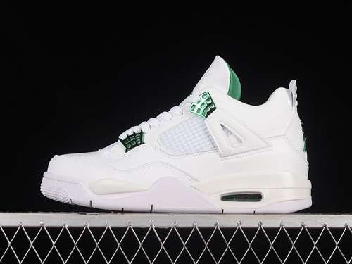 【360】[CT8527-113]-[AIR JORDAN 4 RETRO WHITE/PINE GREEN/METALLIC SILVER]-[WOMAN:36-39]-[MAN:40-47.5]