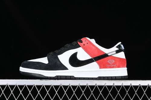 【330】[FC1688-124]-[SB DUNK LOW WHITE/BLACK/RED]-[WOMAN:36-39]-[MAN:40-45]